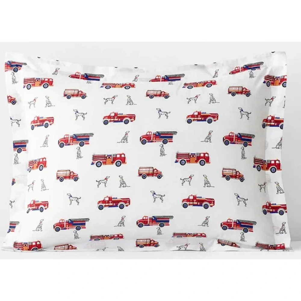 Company Kids Fireman'S Best Friend Organic Cotton Percale Standard‎ Sham